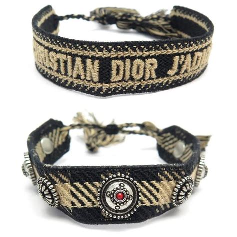 pulseira dior algodao|Pulseiras .